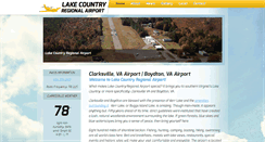 Desktop Screenshot of lakecountryregionalairport.org